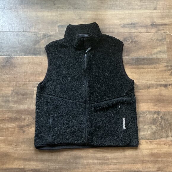 Black Diamond Women's Fleece Vest Size L | Made in USA Sherpa Zip-Up Warm Layer - Picture 1 of 6